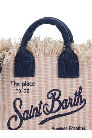 Borsa a mano Vanity in canvas di cotone rosa SAINT BARTH KIDS | VAMI00103448L